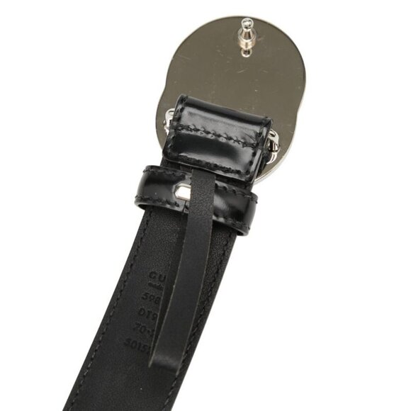 Gucci Interlocking G Belt Size 70/28 Black Leather main image 4